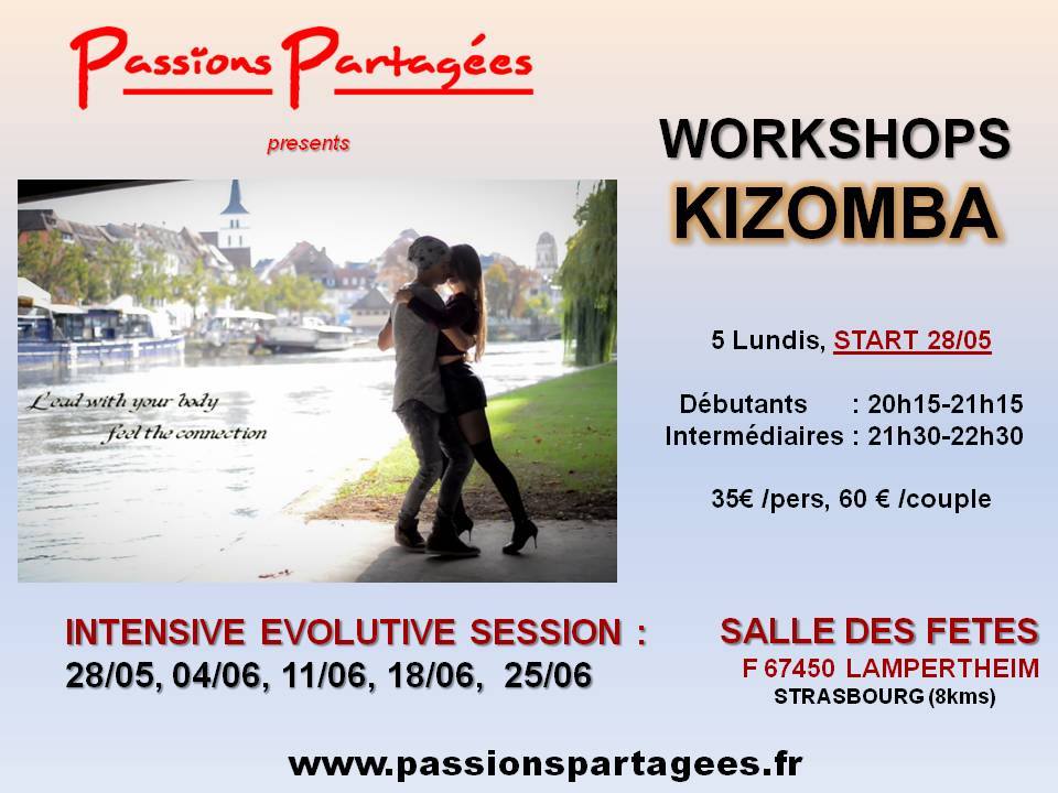 Stage Intensif Kizomba (Débutants Intermédiaires1)