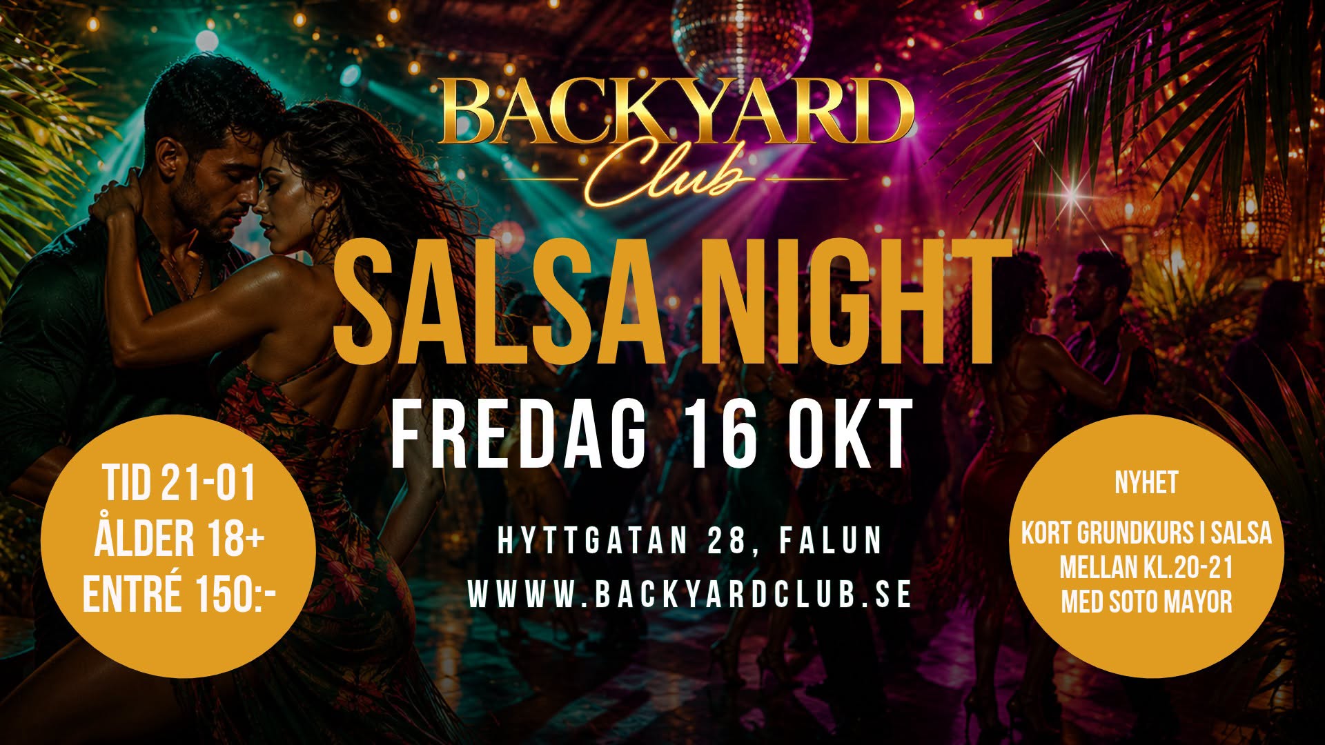 SALSAFEST PÅ BACKYARD