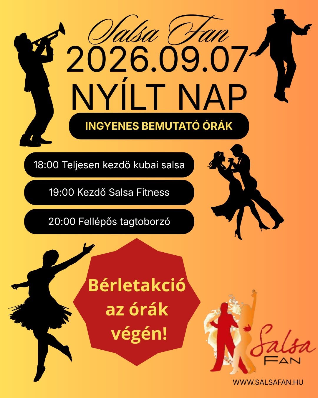 Nyílt nap - Ingyenes bemutató órák