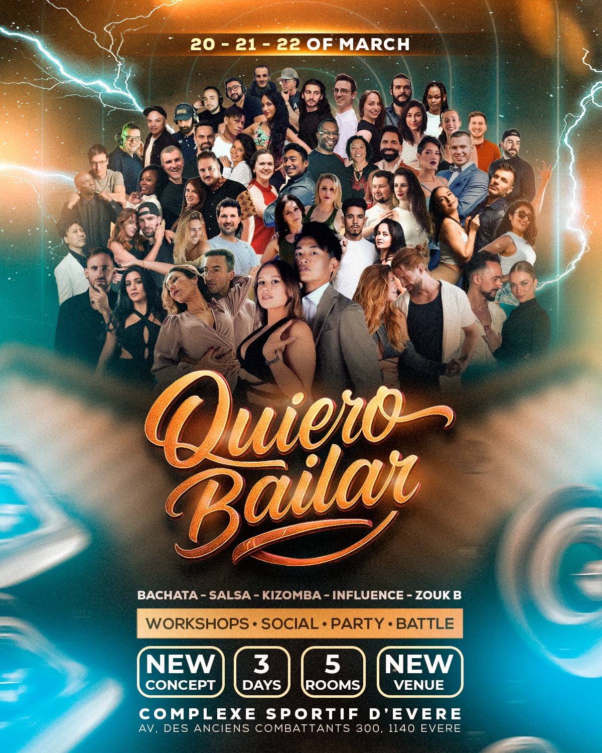 QuieroBailar Mega Gala 5 Rooms