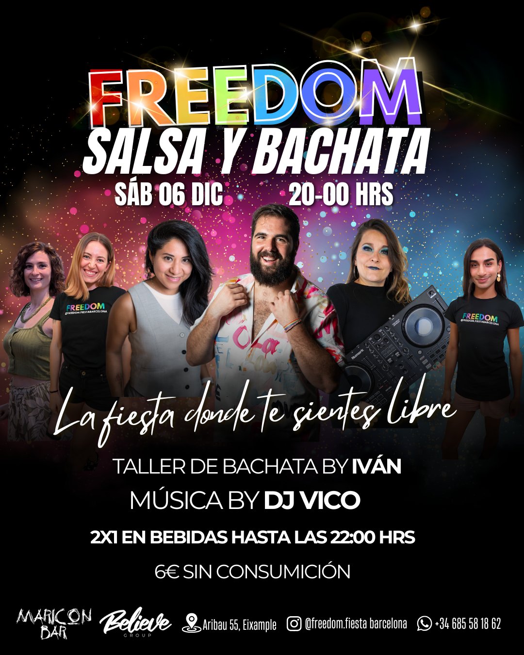 Freedom salsa y bachata