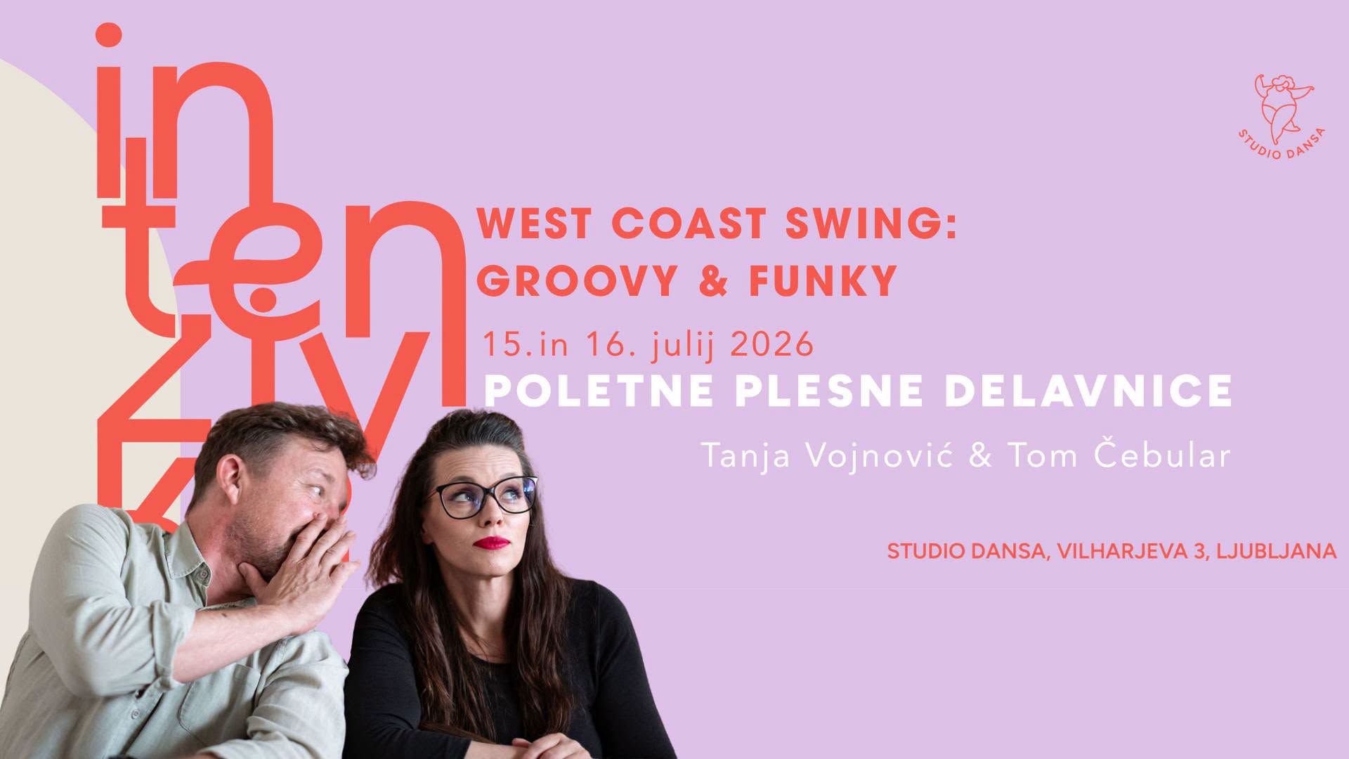 WCS GROOVY & FUNKY poletna intenzivka 15. in 16.7.2026
