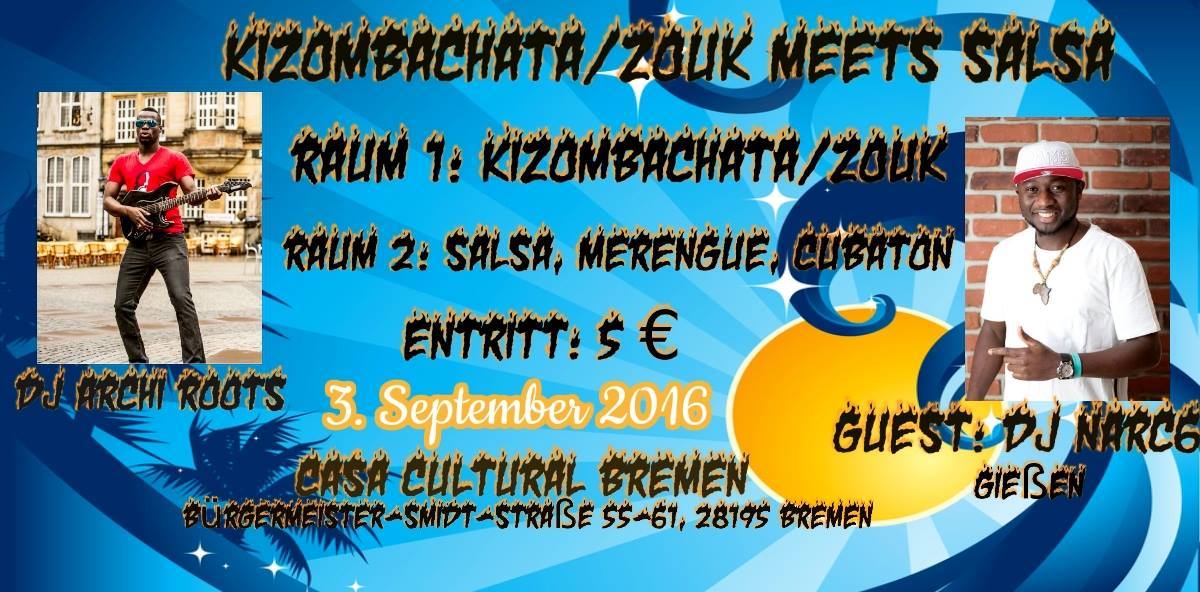 Kizombachata, Zouk Party with Dj NARC6 from Gießen