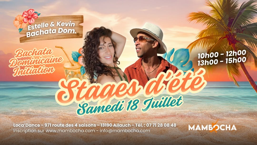 Stage Bachata Dominicaine Initiation avec Estelle et Kevin