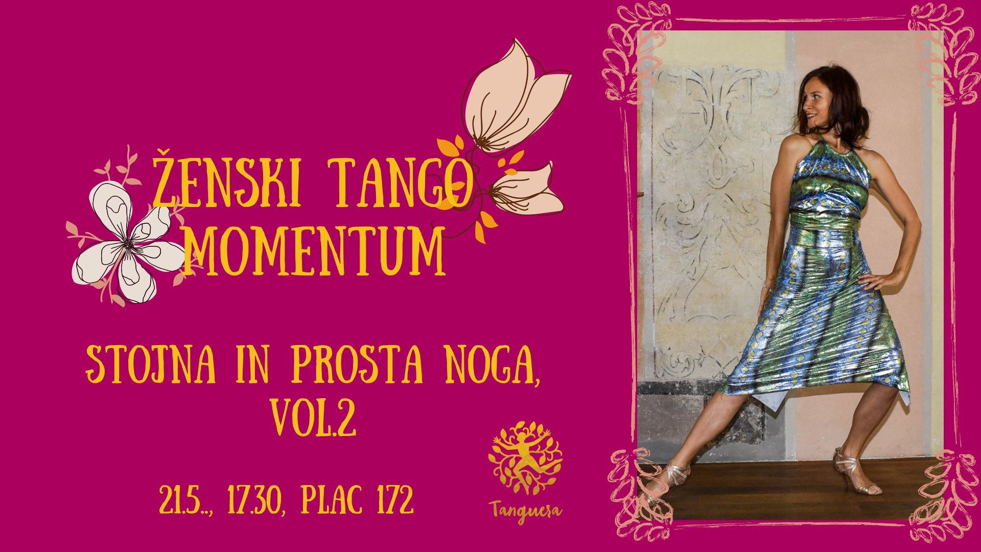 Ženski tango momentum- stojna in prosta noga, vol.2