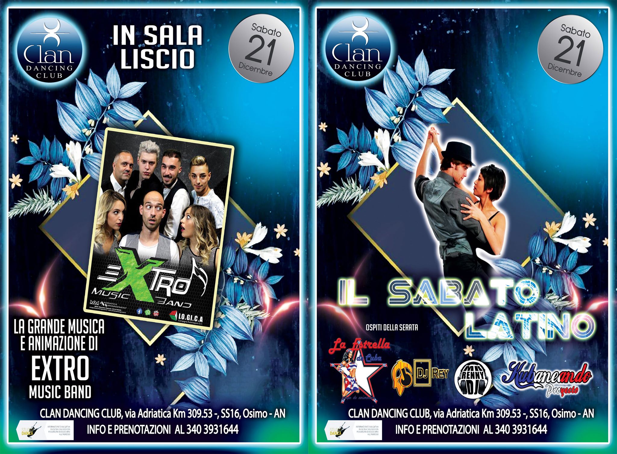 Il Sabato Latino del Clan Dancing Clan - 21 Dicembre