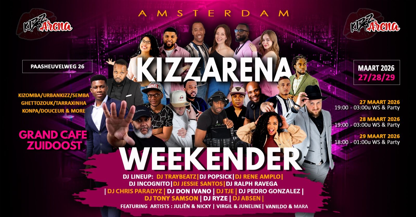 Amsterdam KizzArena Weekender Spring 2026