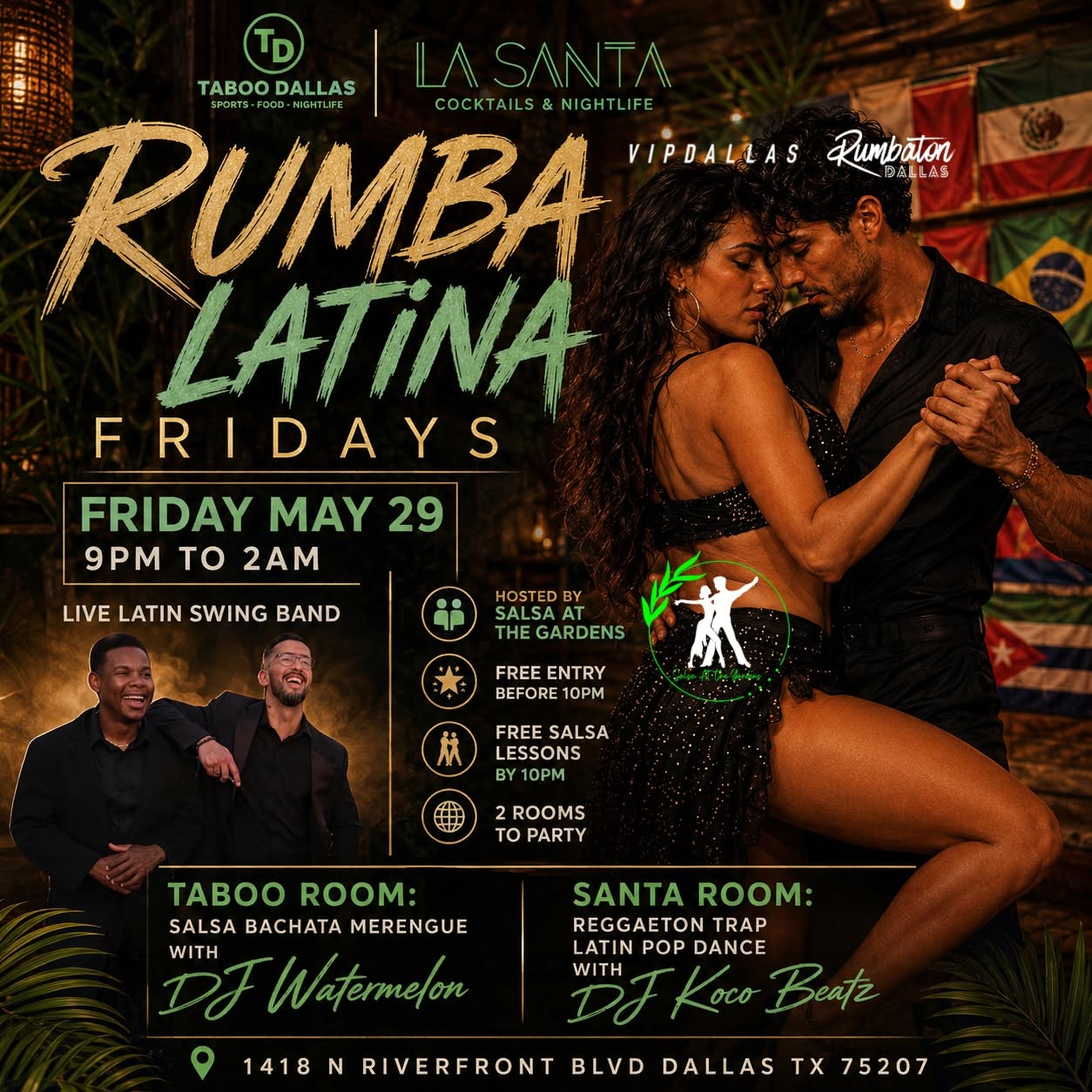 Rumba Latina Fridays @ Taboo Dallas