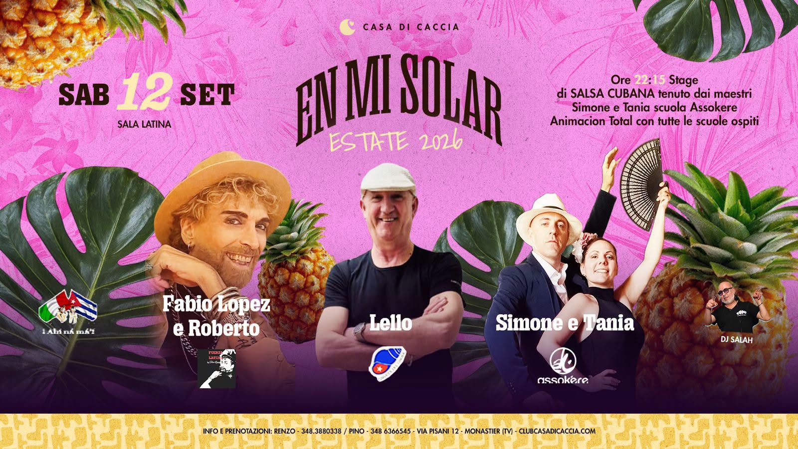 SABATO 12 SETTEMBRE_SALA LATINA