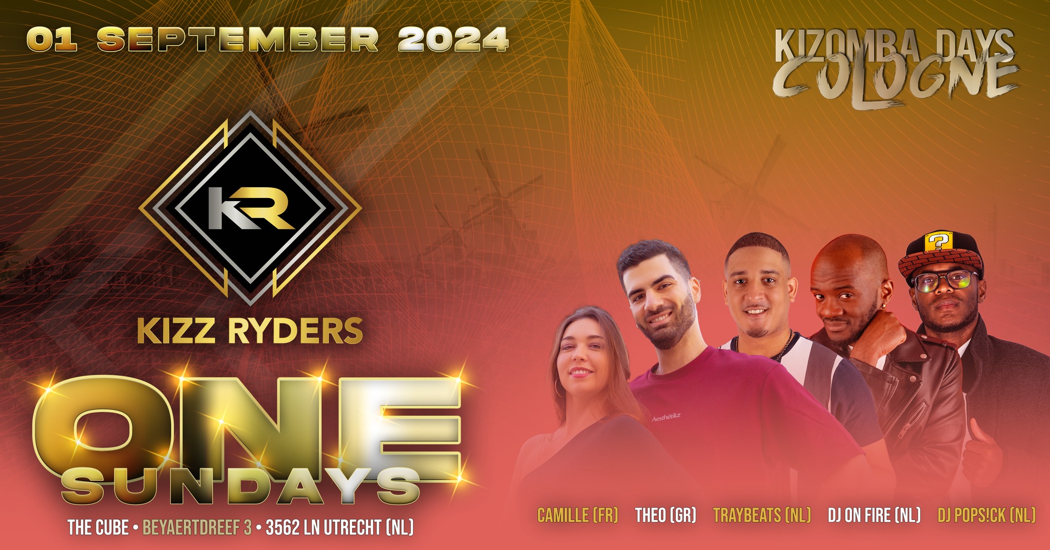 Kizz Ryders 'ONE' Sundays • Kizomba Days Cologne Promo Edition