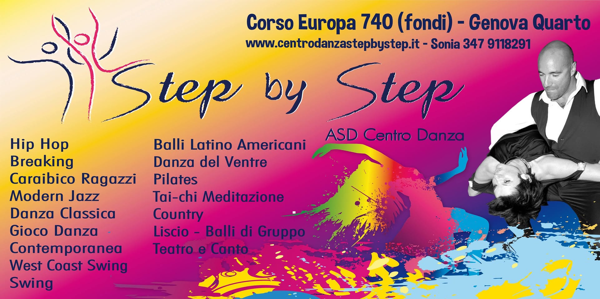 Apertura step by step festa e Stage