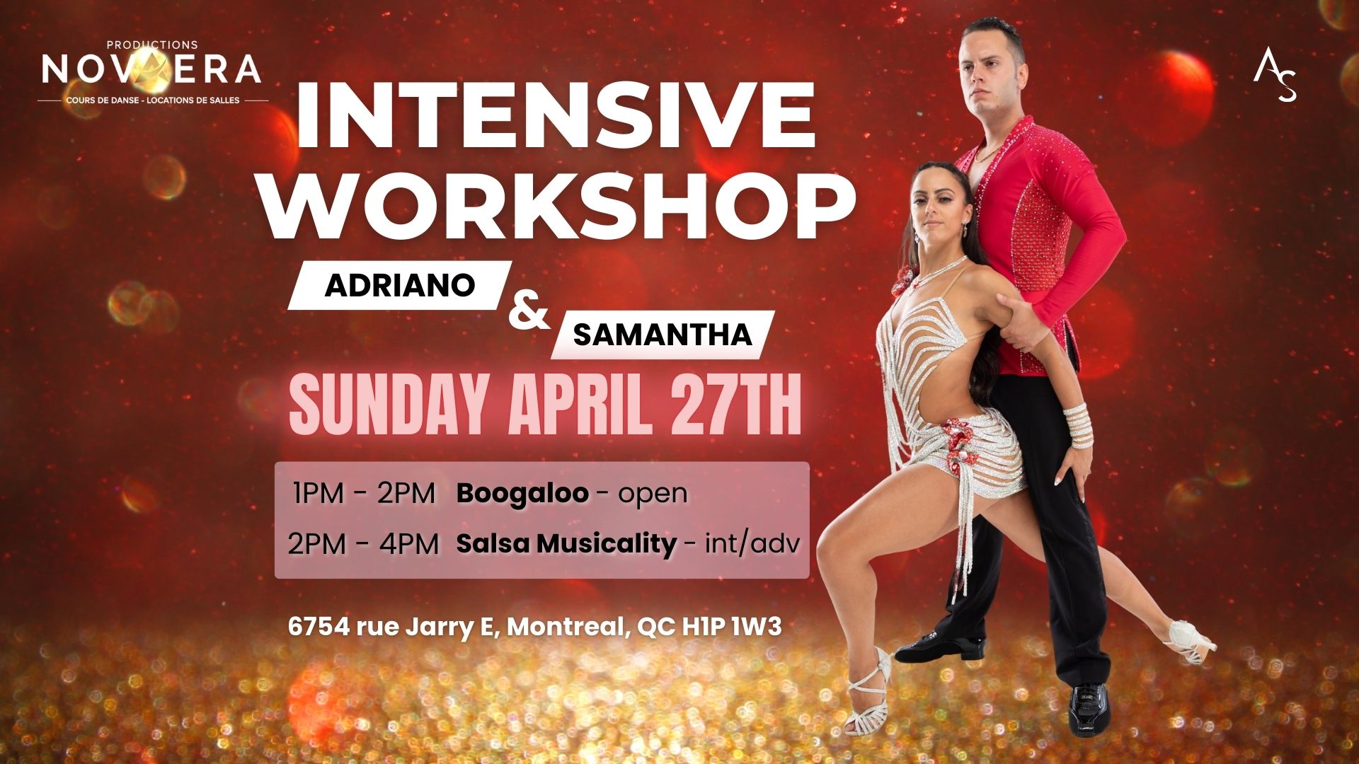 Intensive Workshop with Adriano & Samantha