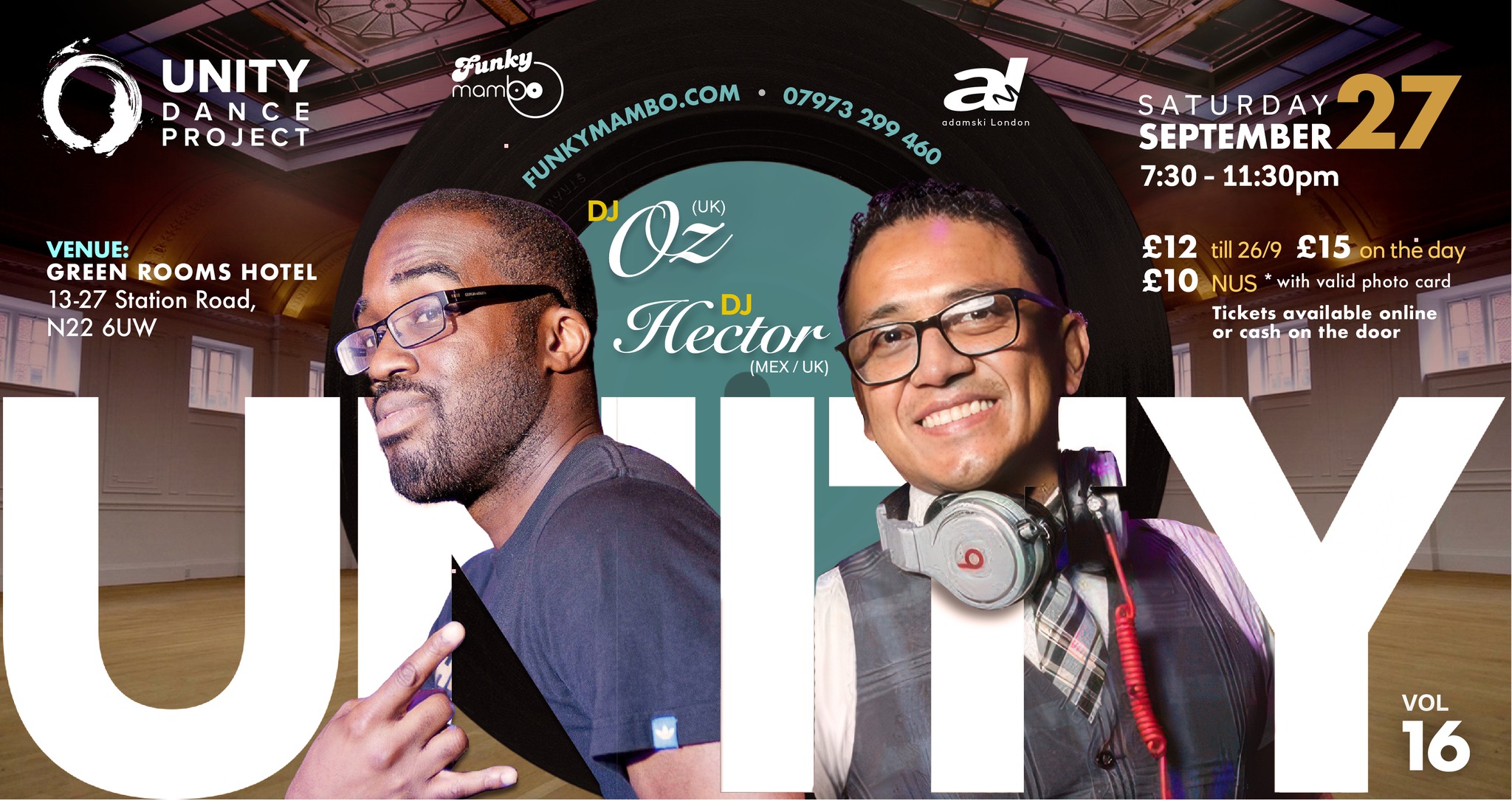 UNITY DANCE PROJECT Vol.16 β A Night of Salsa β Autumn Vibes ft. DJ Hector & DJ Oz