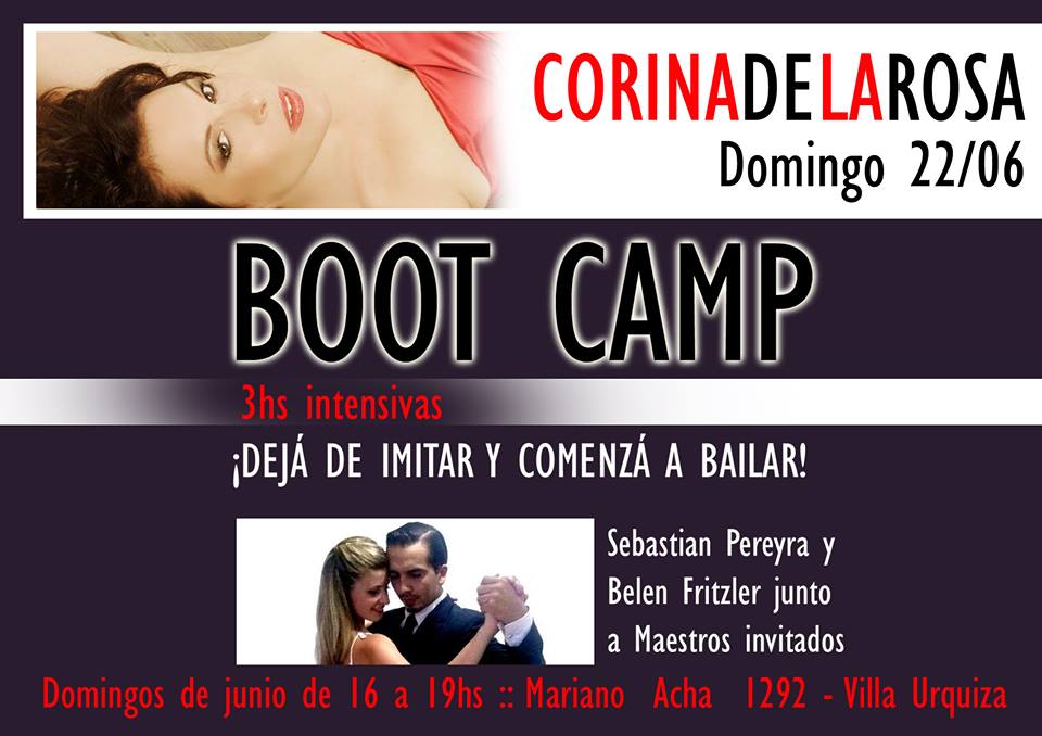 3 horas intensivas de PURO TANGO! DEJAR DE IMITAR PARA COMENZAR A BAILAR! - Sebastián Pereyra, Belén Fritzler y Corina De La Rosa
