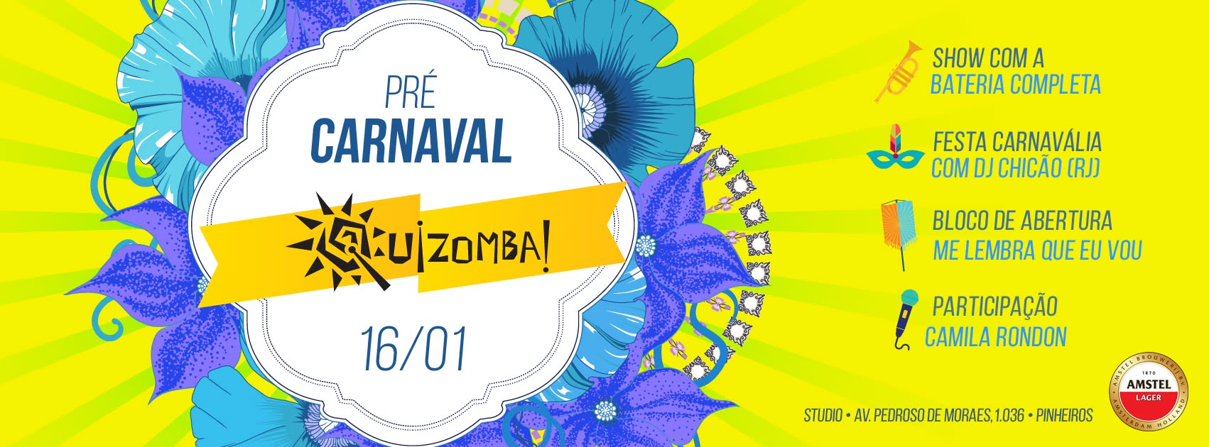 Pré-Carnaval do Bloco Quizomba e Festa Carnavália em SP