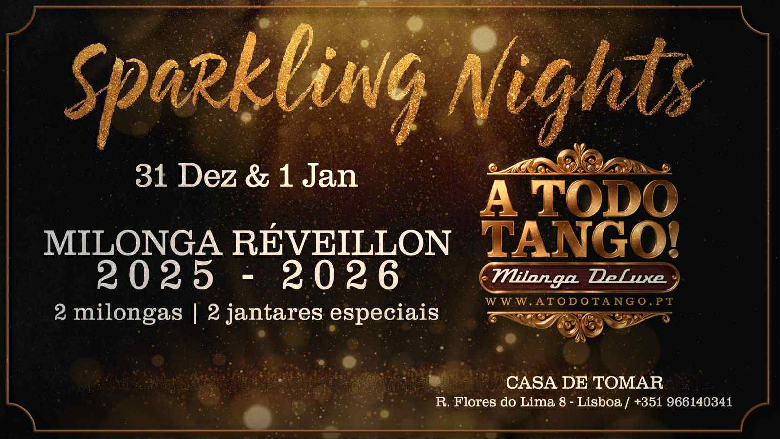 SPARKLING NIGHTS✨UM RÉVEILLON A TODO TANGO! 2025 2026🥂