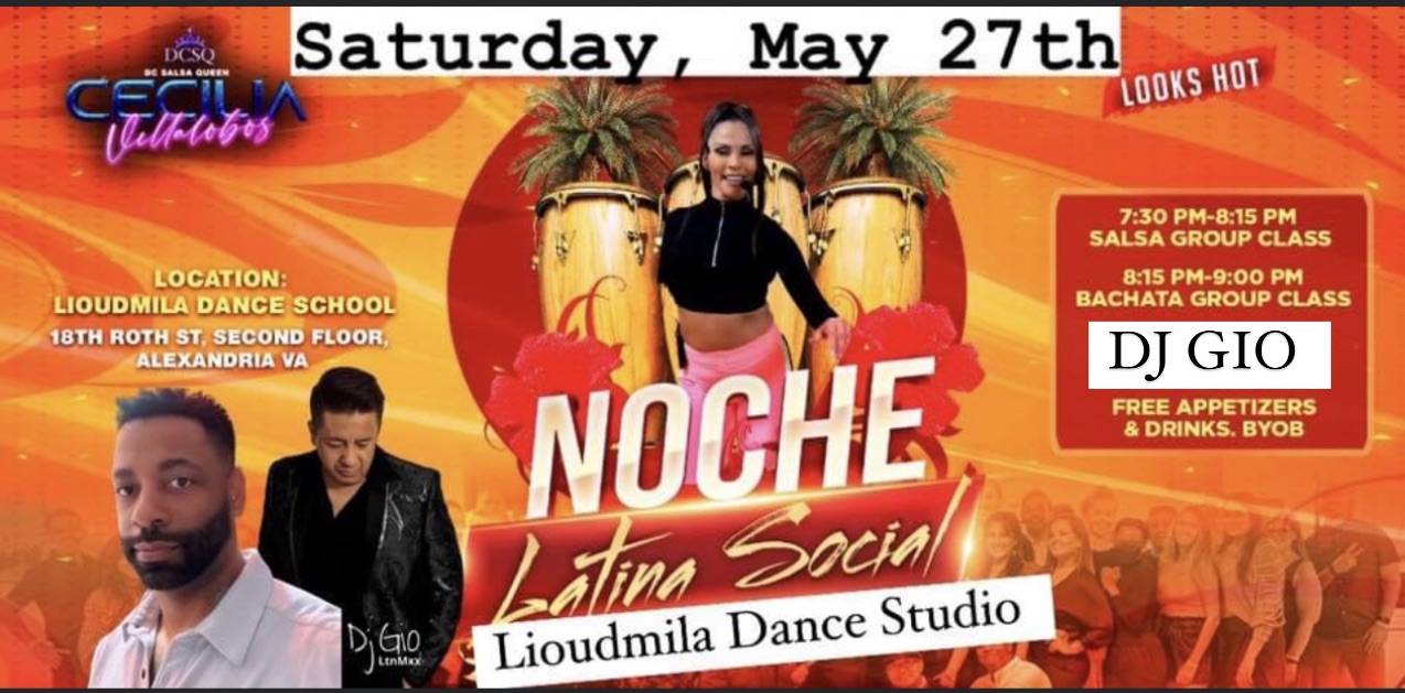 Sat, May 27th. NOCHE LATINA SOCIAL