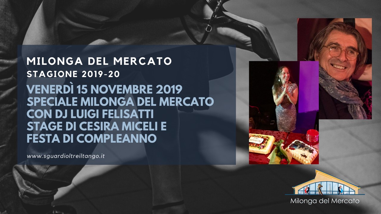 Un venerdì speciale al Mercato con Luigi Felisatti dj! Stage.