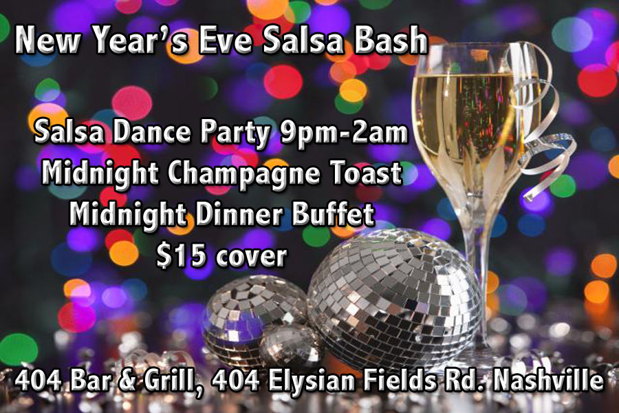 New Year's Salsa Bash at 404 Bar & Grill