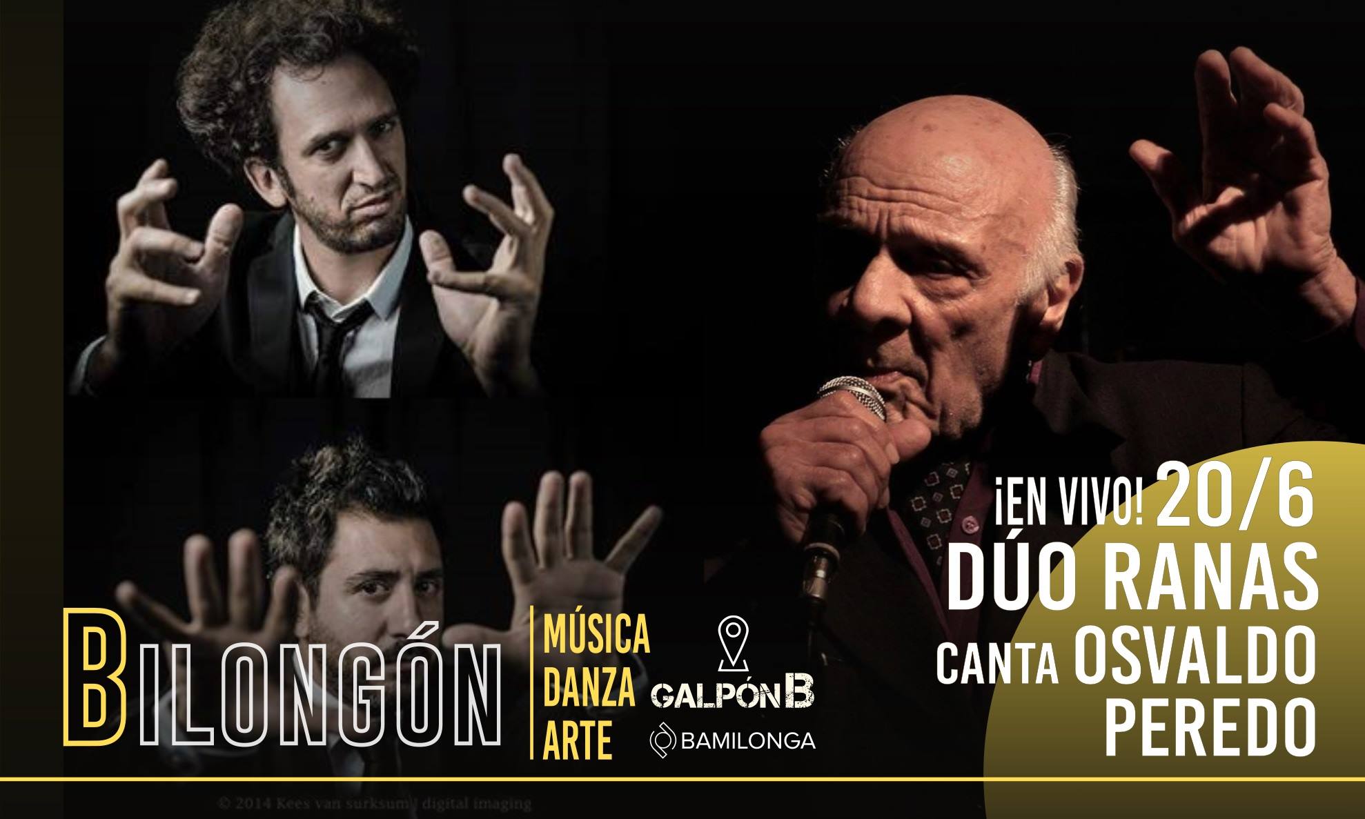 Bilongón! Dúo Ranas con Osvaldo Peredo en vivo!