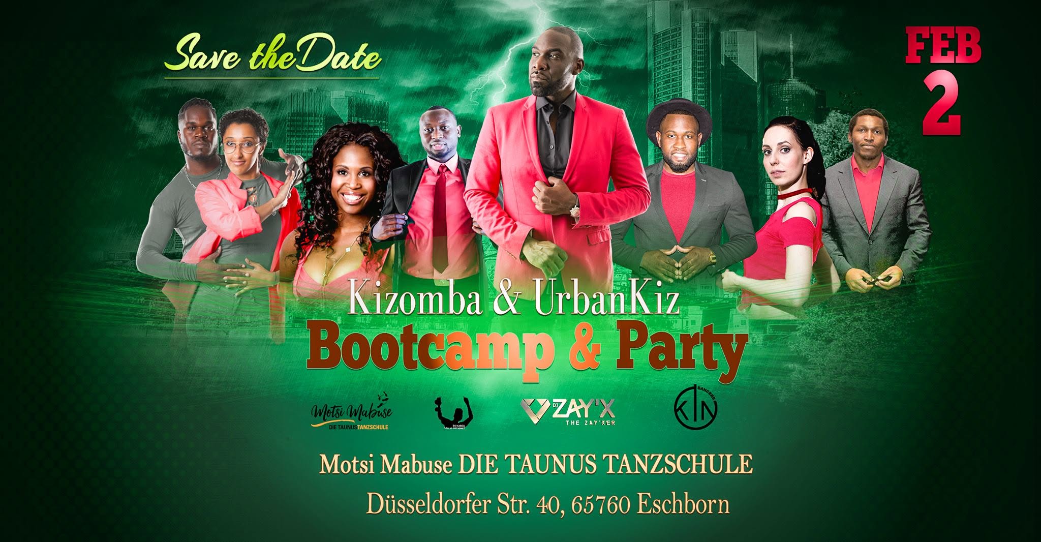Kizomba & UrbanKiz Bootcamp & Party - DJ ZAY`X DJ NARC6 DJ KIN