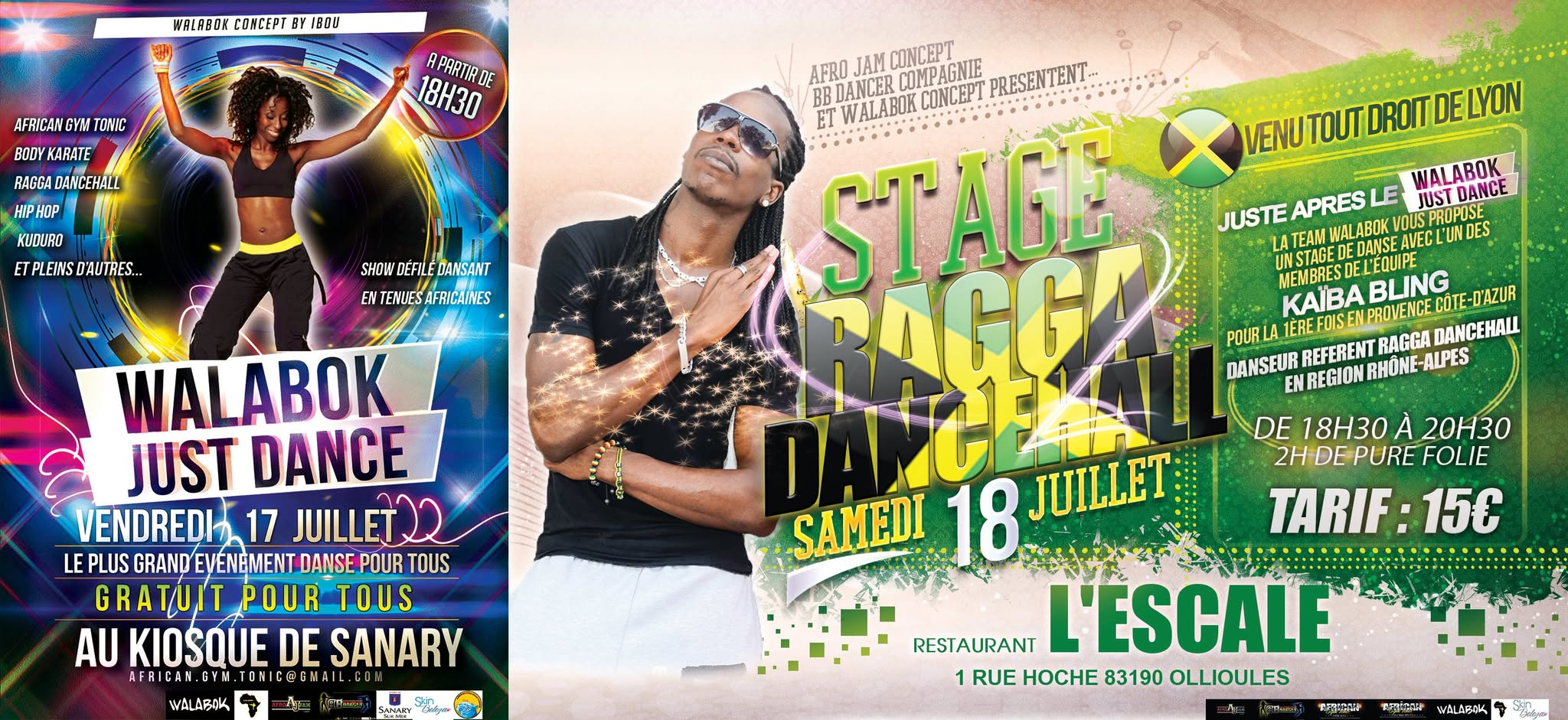 Week end WALABOK JUST DANCE 1 & Stage RAGGA DANCEHALL