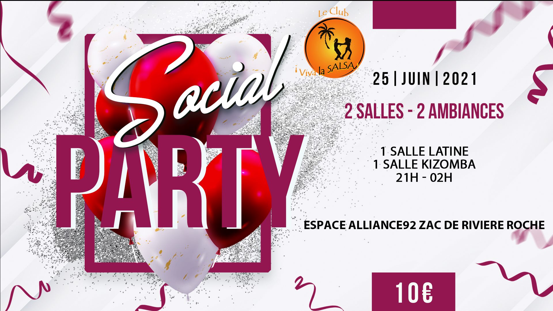 Social party 2 salles 2 ambiances