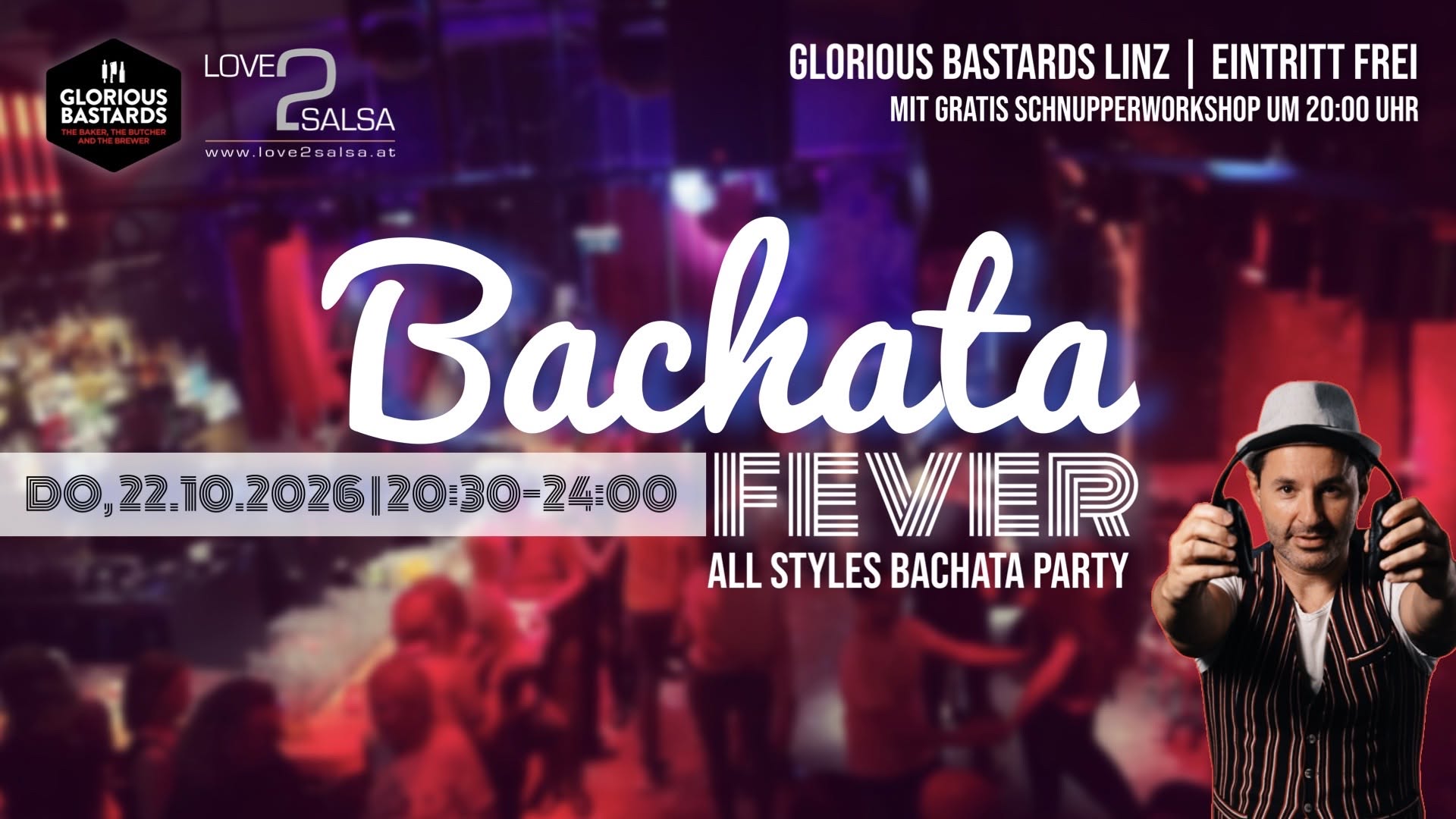 💙 Bachata Fever All Styles Bachata Party Oktober 💙