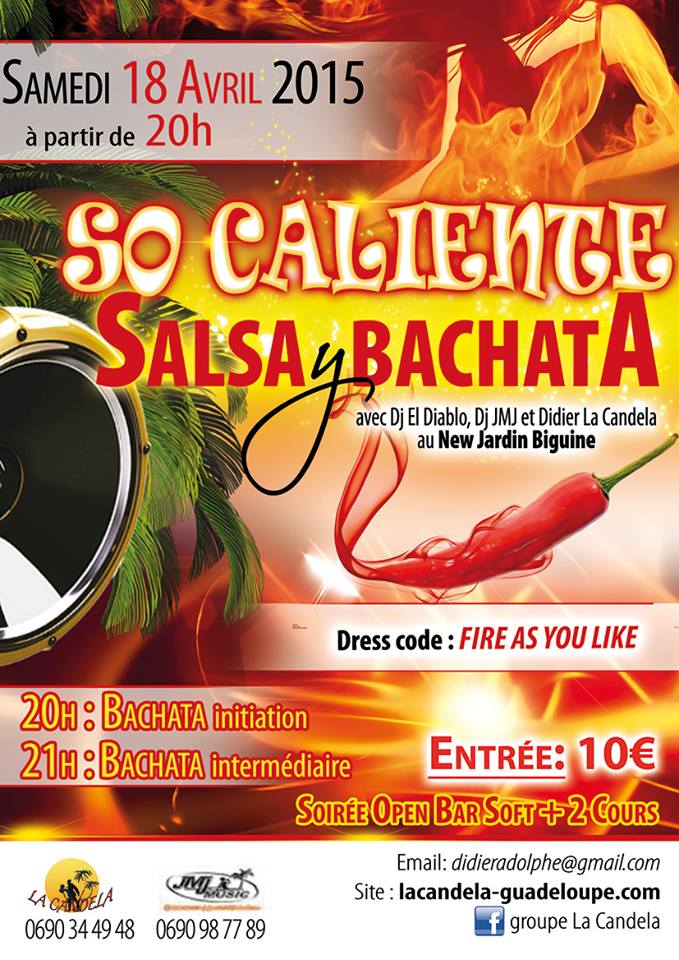 Soirée SO CALIENTE Salsa y Bachata