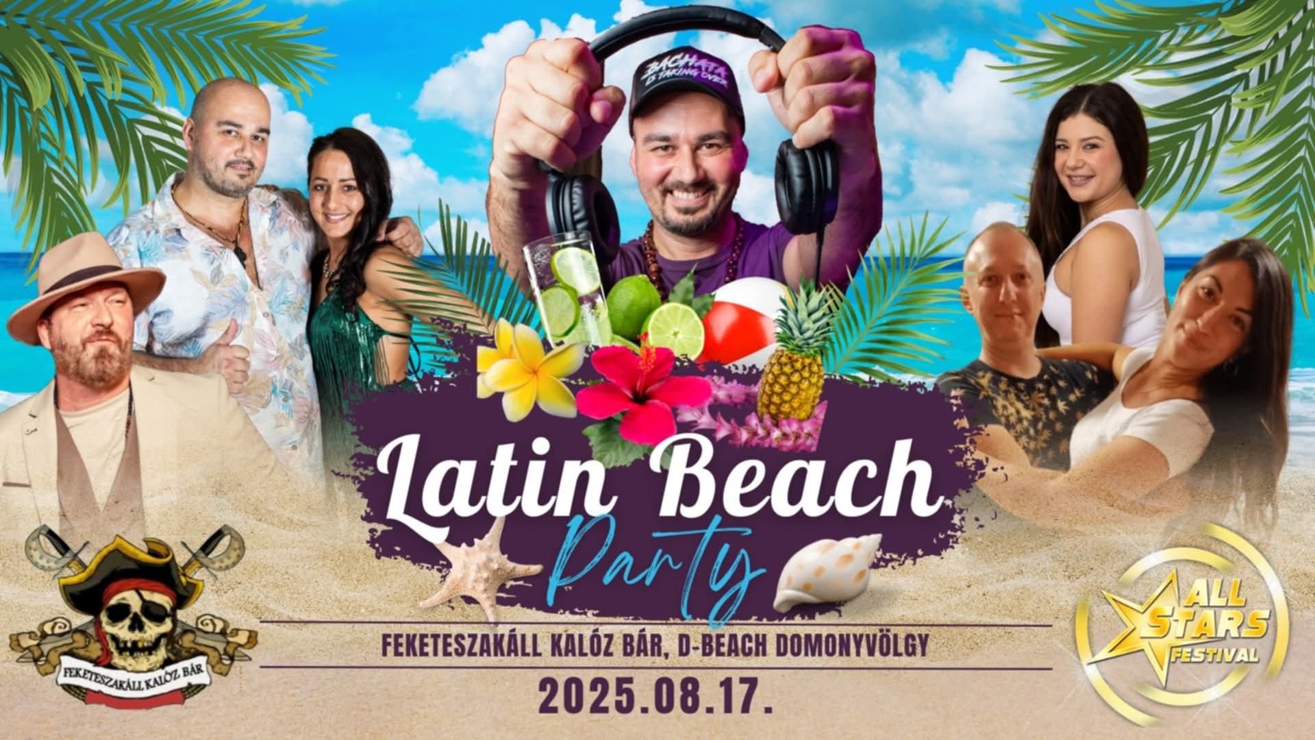 LATIN BEACH PARTY - INGYENES KEZDŐ BACHATA ÓRÁVAL