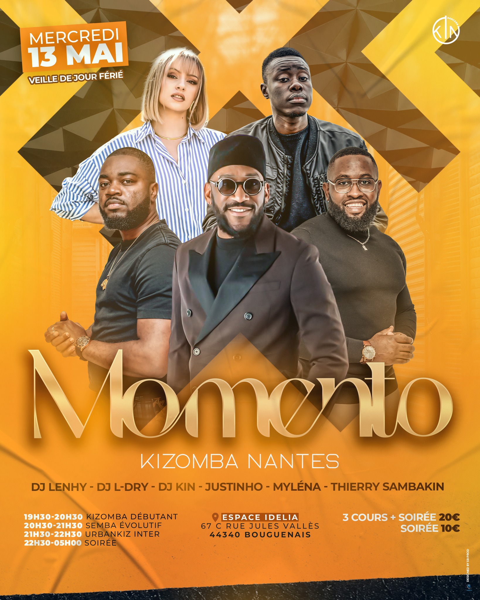 đ„ MOMENTO KIZOMBA NANTES đ„ DJ LENHY (veille de jour fĂ©riĂ©)