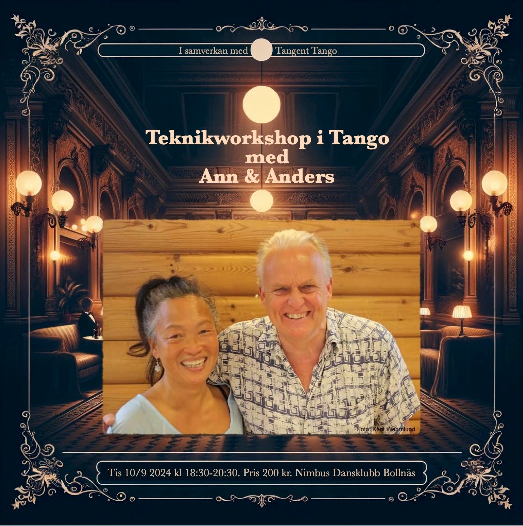Teknikworkshop i Argentinsk Tango med Ann och Anders