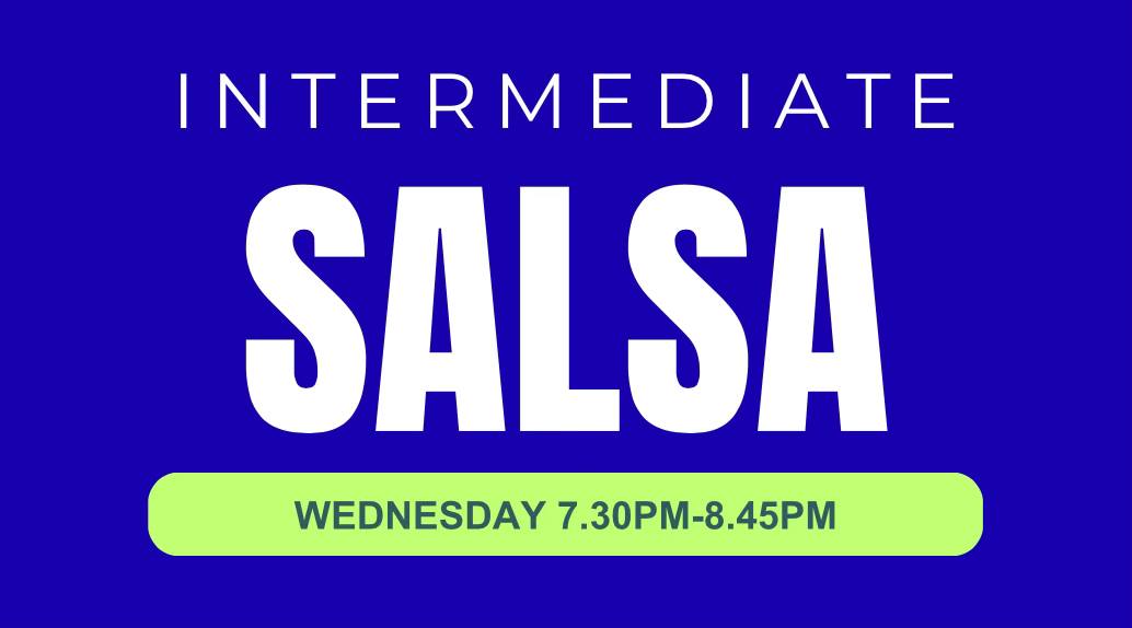 Intermediate Salsa- 75mins Start 4 March, 2026