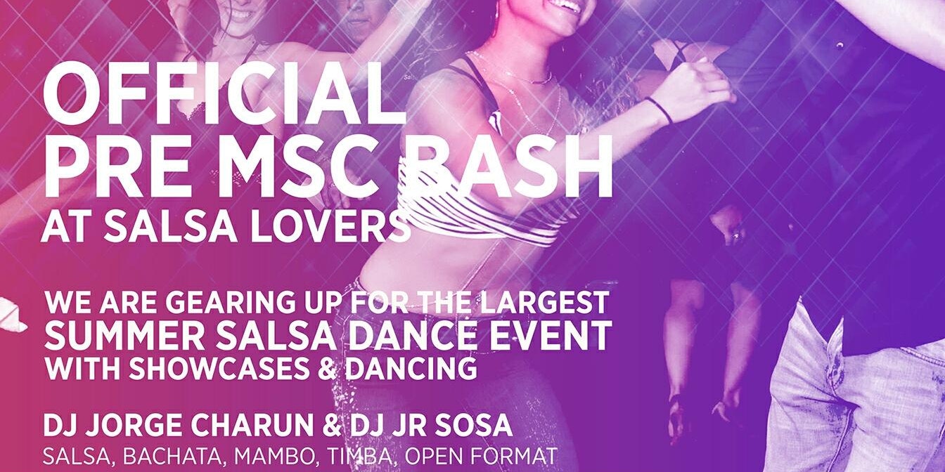 MSC Pre Bash at Salsa Lovers