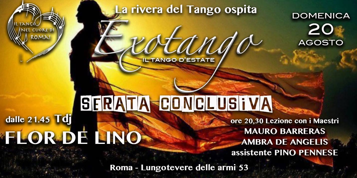 ☆ Exotango ☆ il Tango d'estate nel cuore di Roma