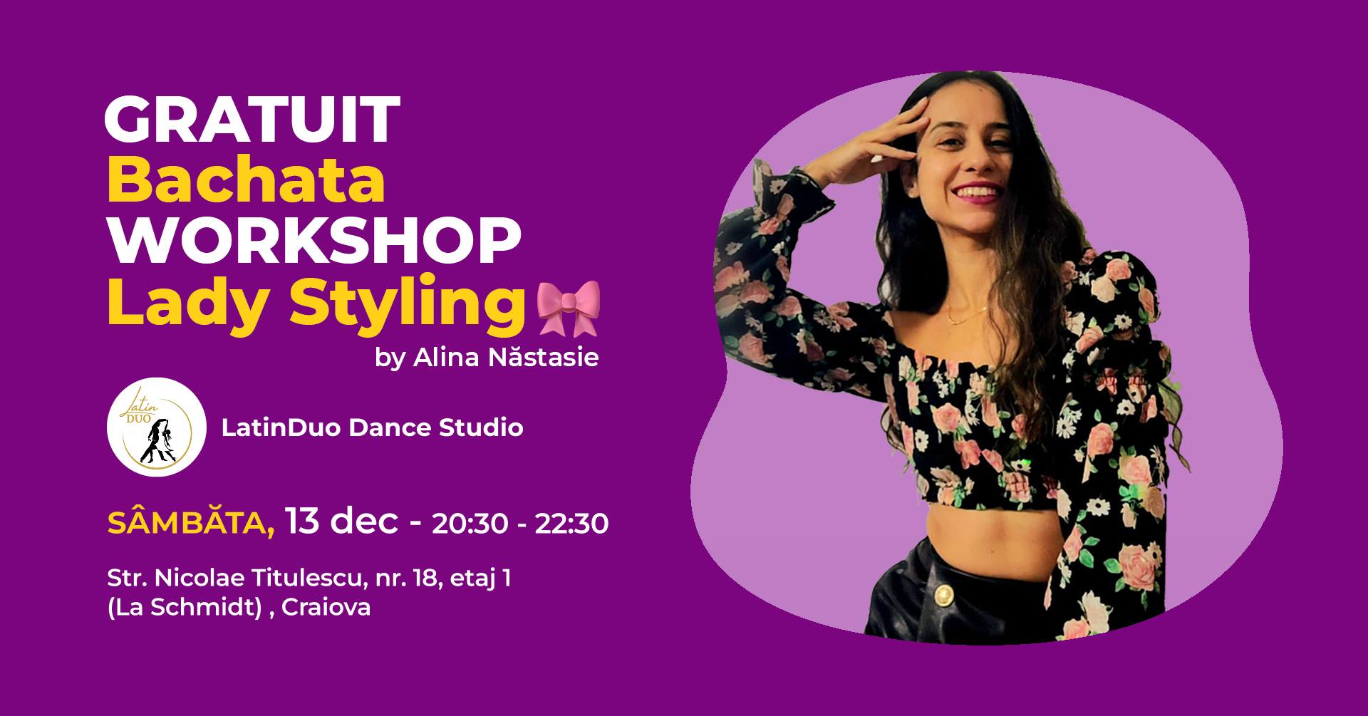 Workshop Gratuit Bachata Lady Styling