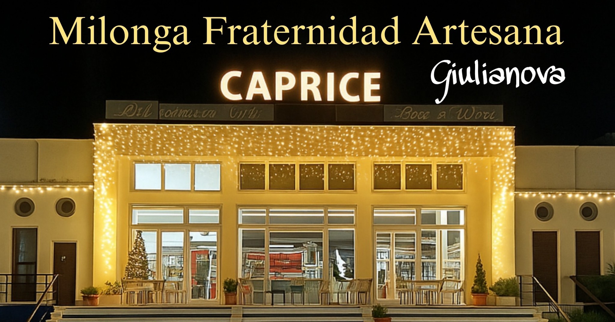 Milonga Fraternidad Artesana on the beach - Tdj "El Porteñito"