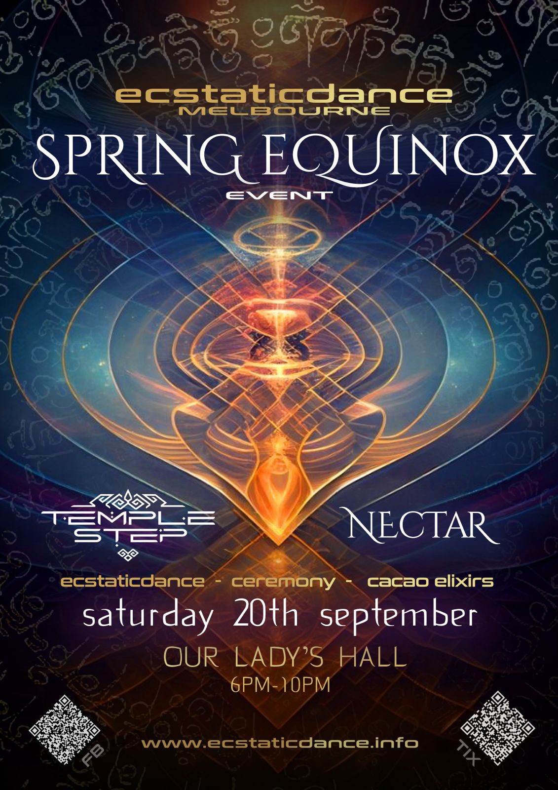 SPRING EQUINOX ECSTATIC DANCE TEMPLE STEP + NECTAR