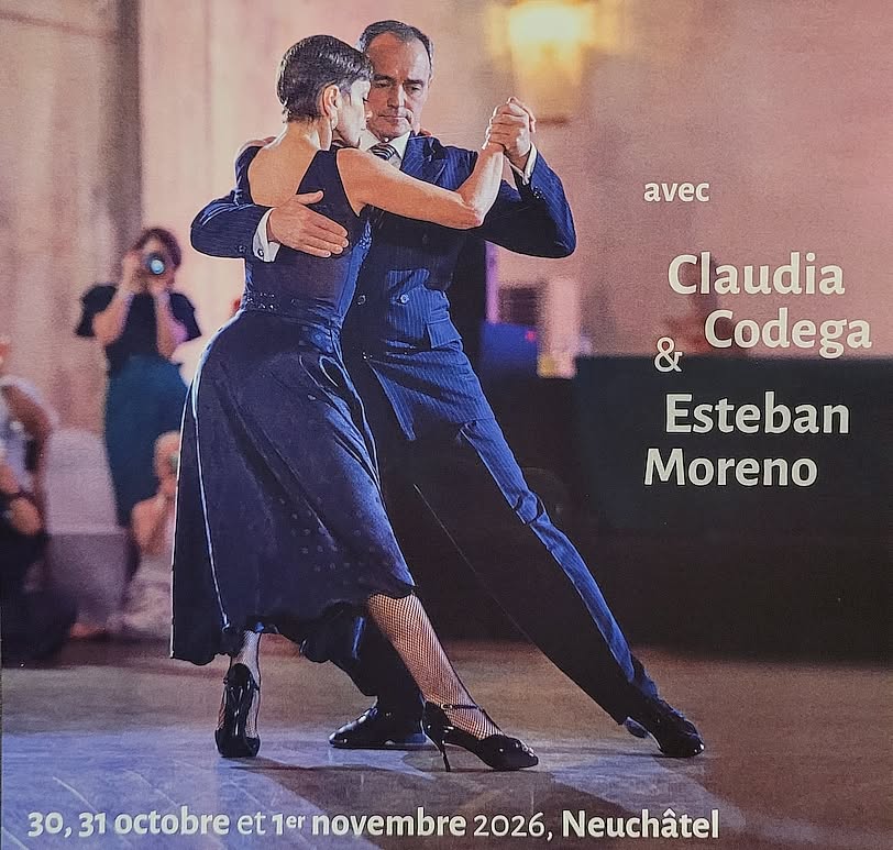 Stage et milonga avec Claudia Codega et Esteban Moreno