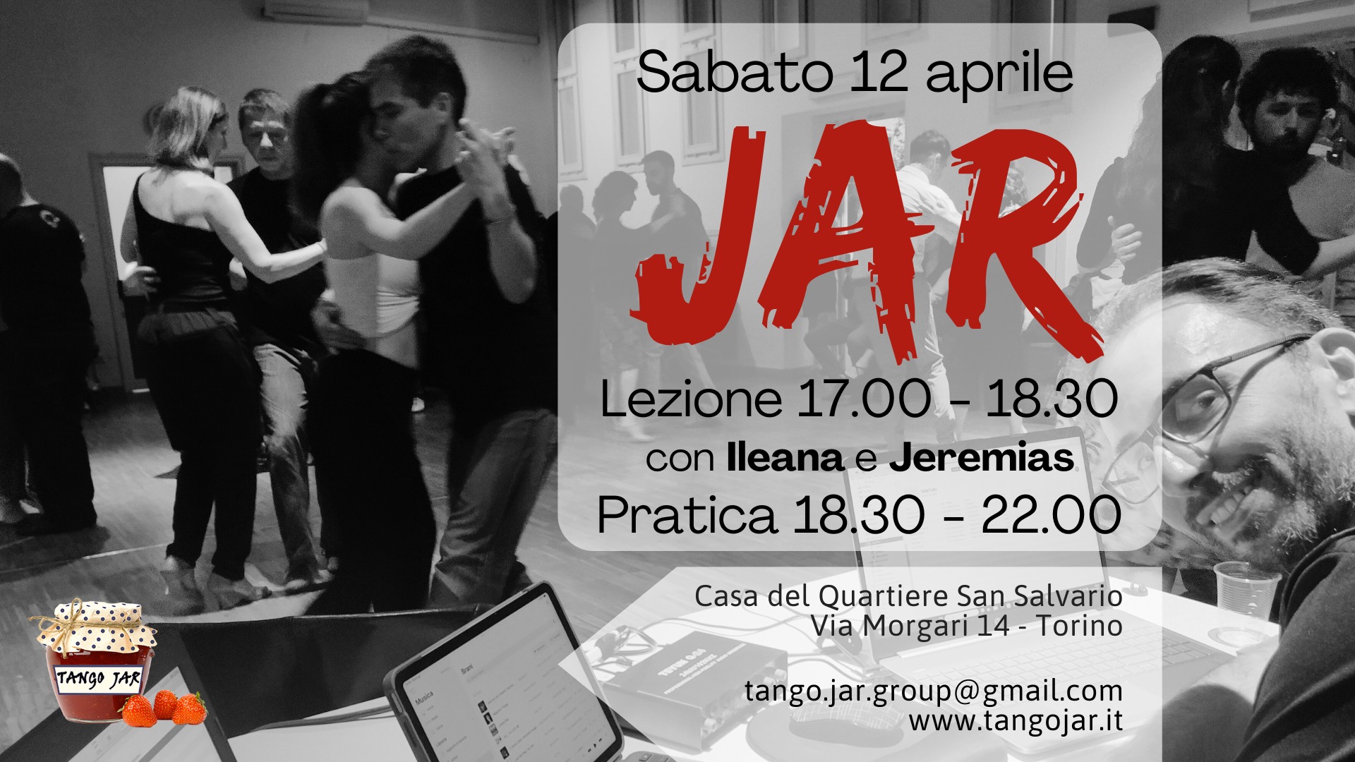 La JAR pratica libera + lezione con Ileana e Jeremias