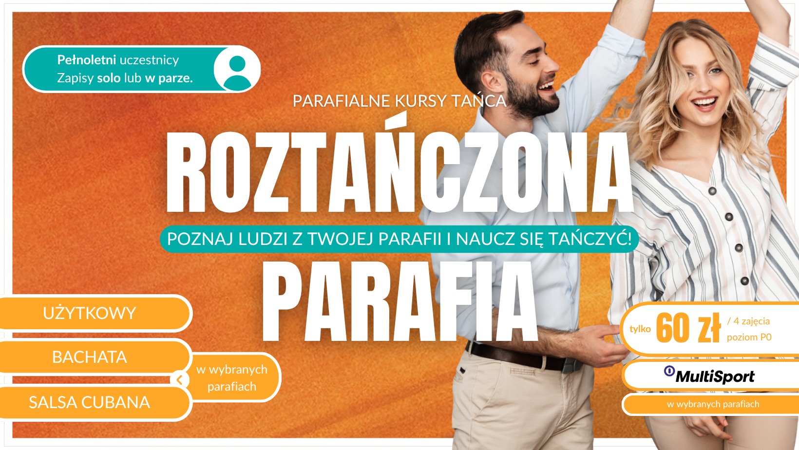 💃 ROZTAŃCZONA PARAFIA ZAPISY NA NOWE KURSY TAŃCA!