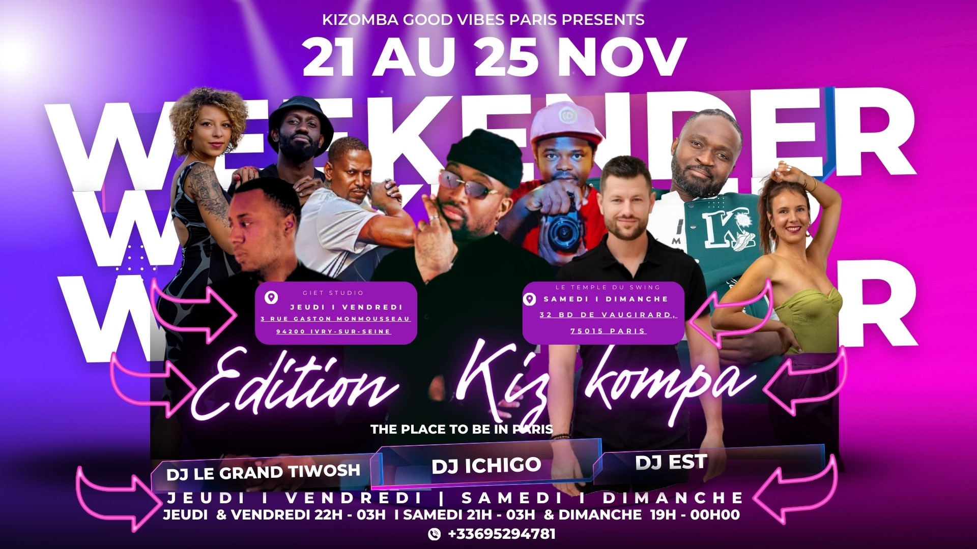 🔥KIZOMBA GOOD VIBES PARIS WEEKENDER 2024 🔥