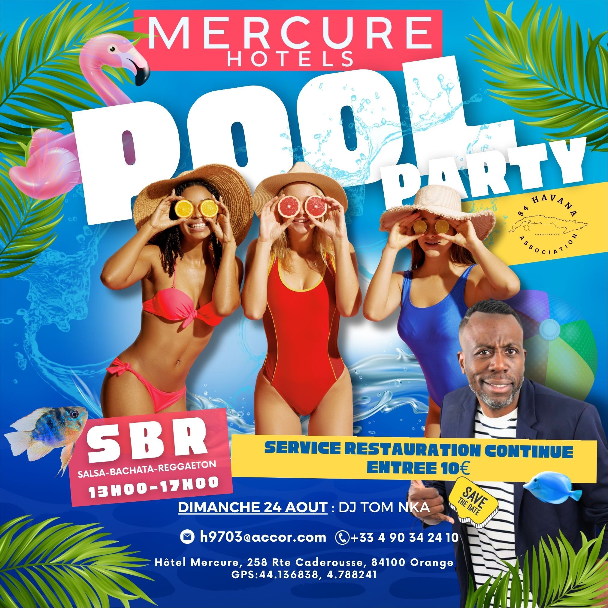 Pool Party SBR Mercure Orange