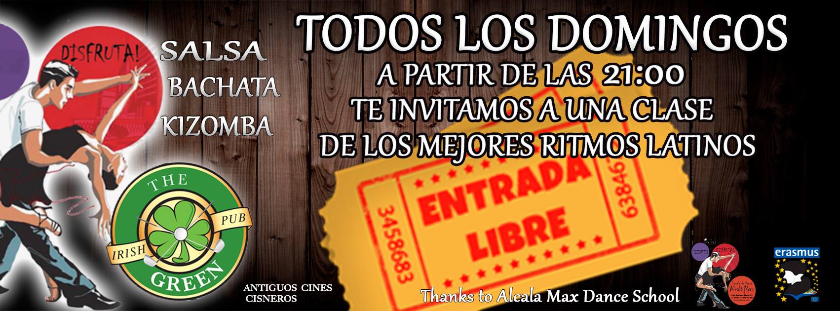 Clases gratuitas todos los domingos en Alcalá de Henares