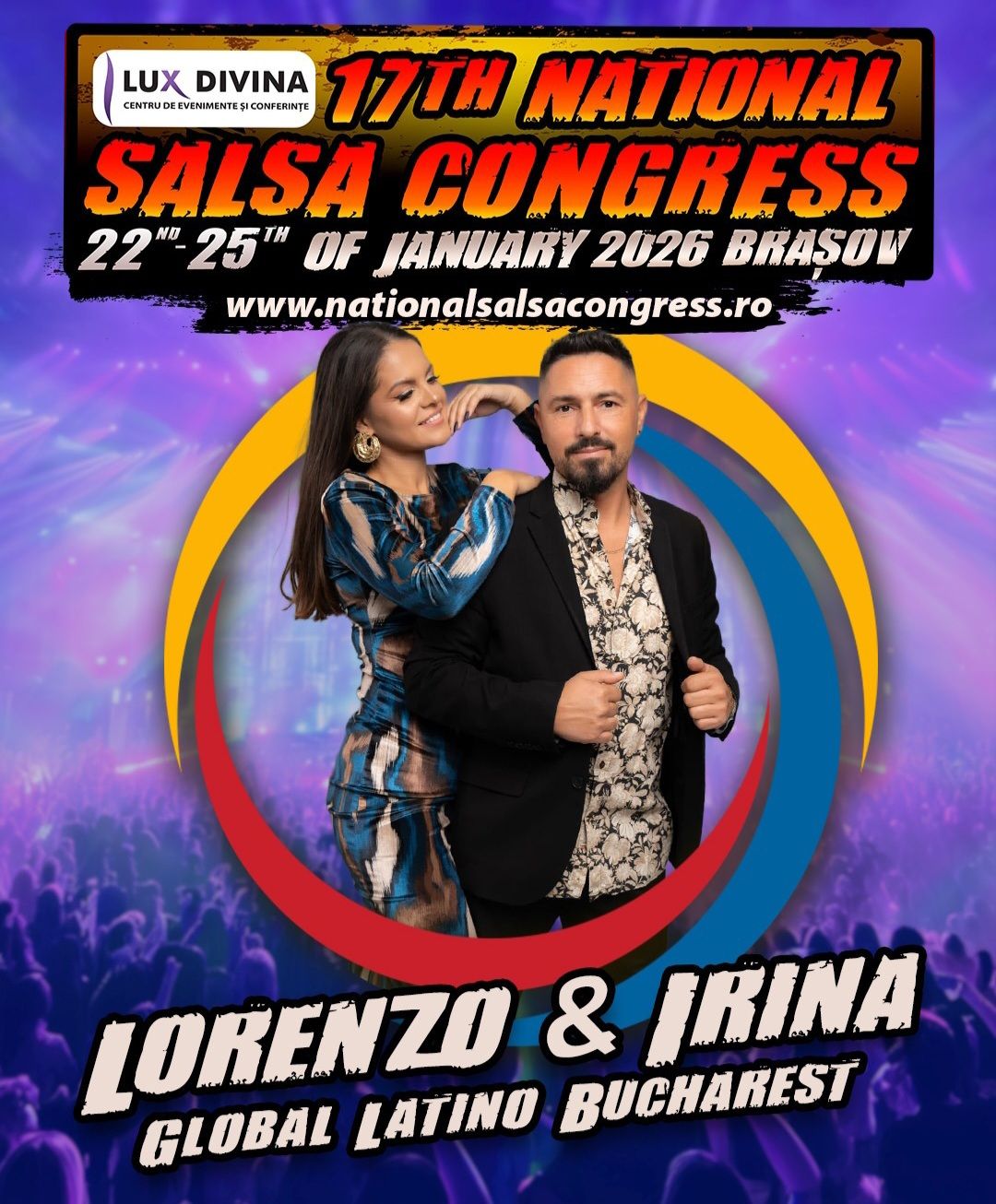 Congresul National de Salsa & Bachata, 23 - 25 ianuarie 2026 , Brasov Global Latino Bucharest π·π΄