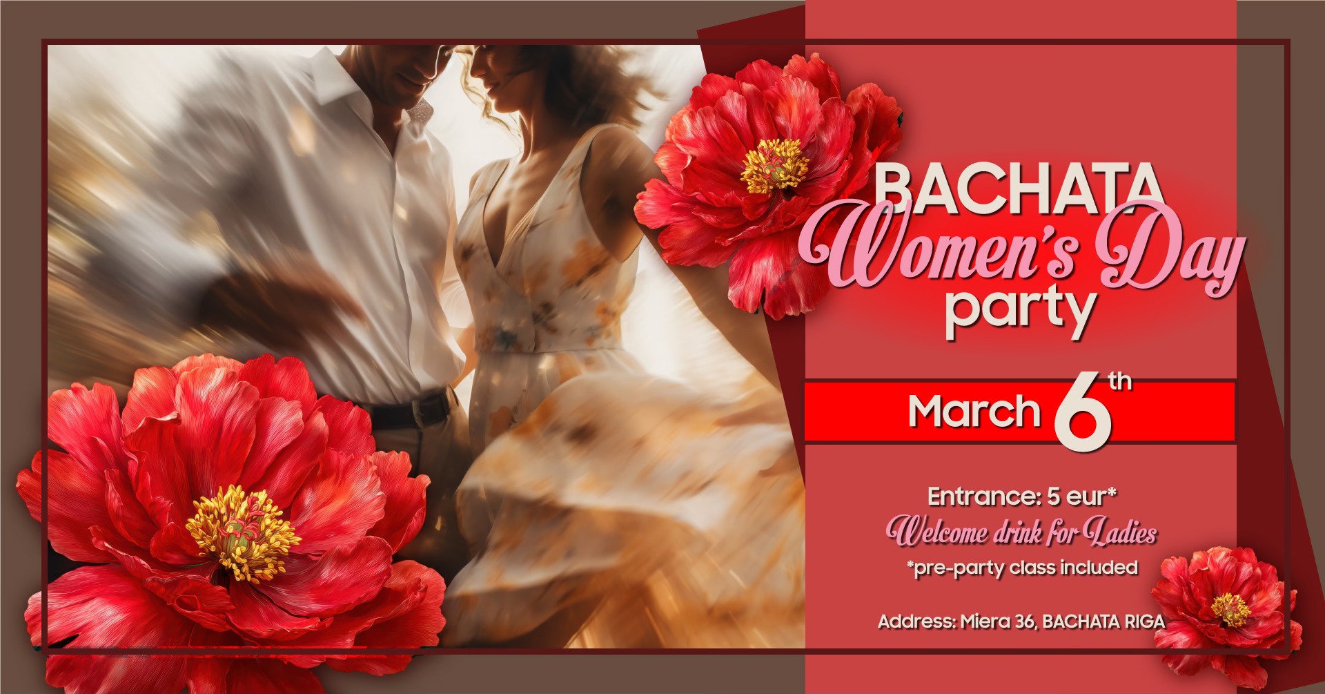 Special BACHATA Womans Day PARTY