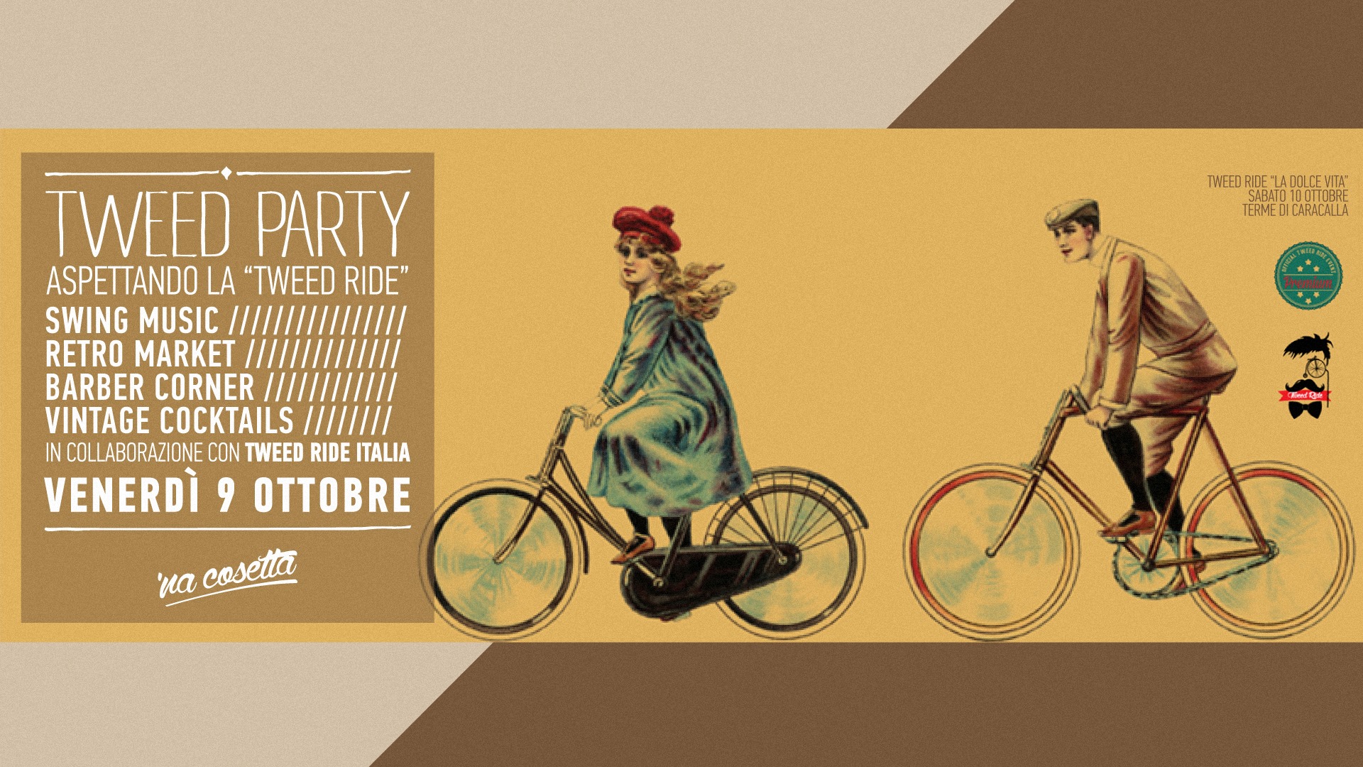 TWEED PARTY Aspettando la "Tweed Ride" 2015 di Roma 'na cosetta vintage