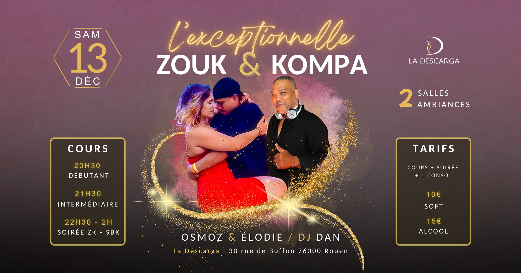 L'exceptionnelle Zouk Kompa à La Descarga