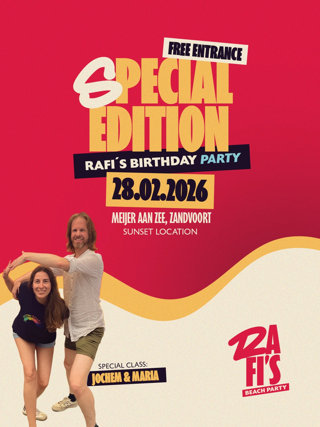DJ Rafi's Beach Party! Birthday edition GRATIS entree!