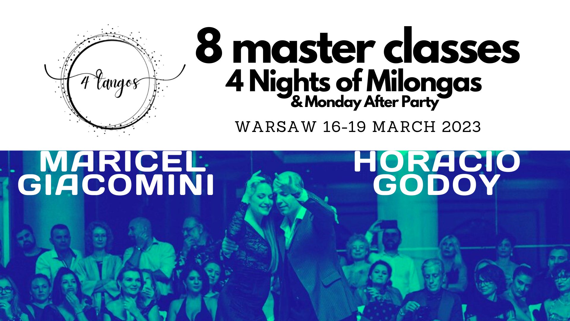 Warsaw 4tangos - 4 Nights of Milongas and 8 Seminars with HORACIO GODOY